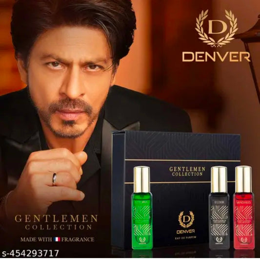 DENVER Gentlemen Collection EDP Perfume Gift Pack For Men (20 ml x 3) - 60 ml (For Men) 35% off 4.5⭐⭐⭐⭐⭐ 370000+ bought last month