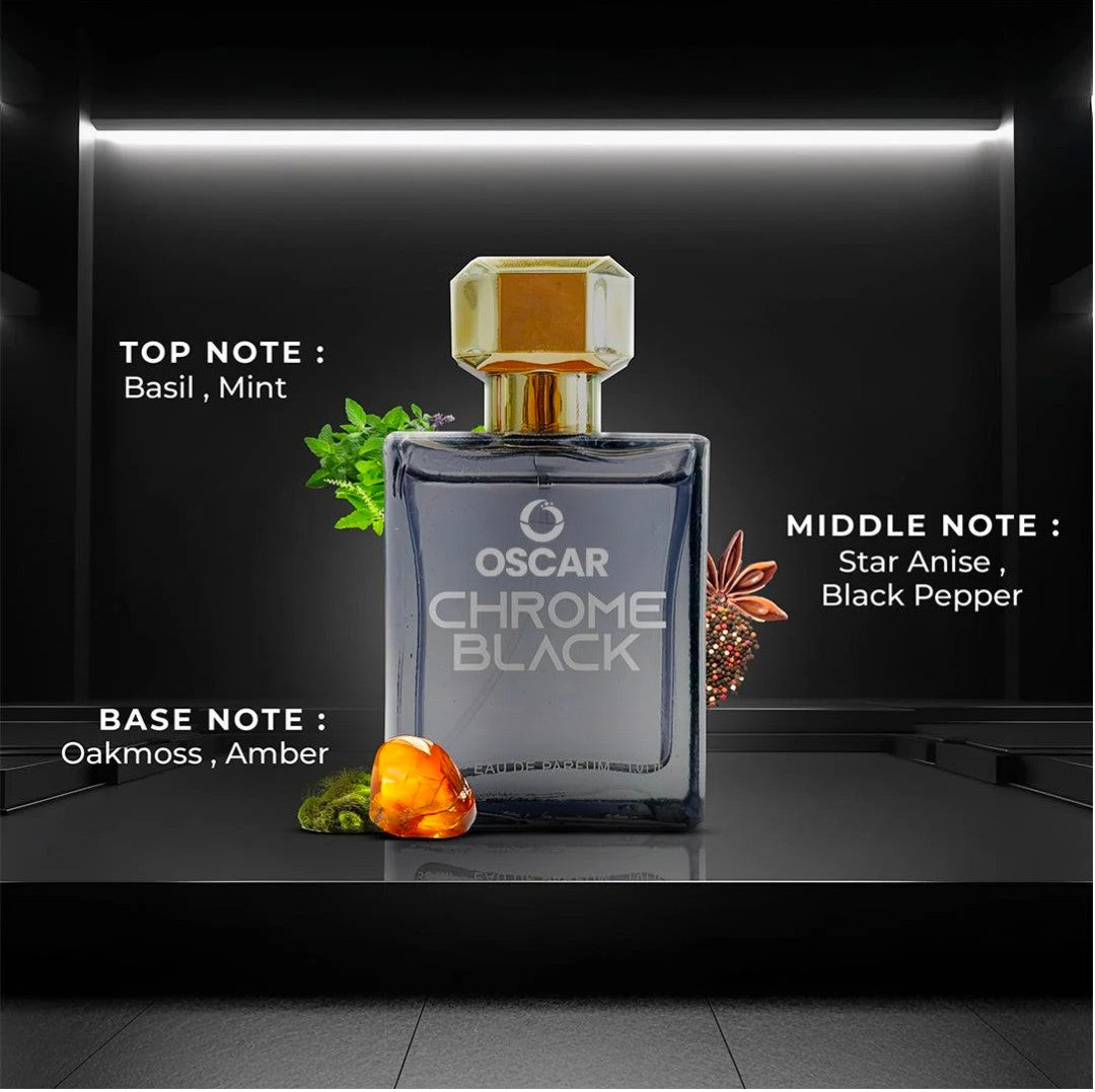 Chrome Black EDP For Him & Her 30ML 4.1⭐⭐⭐⭐ 230000+ bought last month