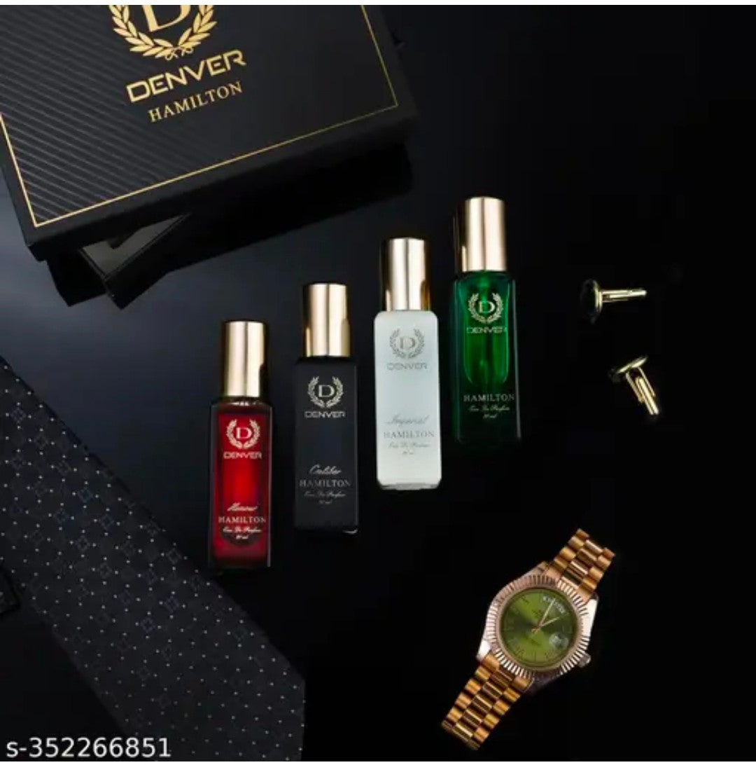 Denver Hamilton Luxury Perfume Gift Set for Men, 4 Fragrances - Caliber, Imperial, Hamilton, Honour 4.3⭐⭐⭐⭐⭐ 632220+ bought this month