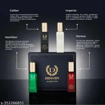Denver Hamilton Luxury Perfume Gift Set for Men, 4 Fragrances - Caliber, Imperial, Hamilton, Honour 4.3⭐⭐⭐⭐⭐ 632220+ bought this month