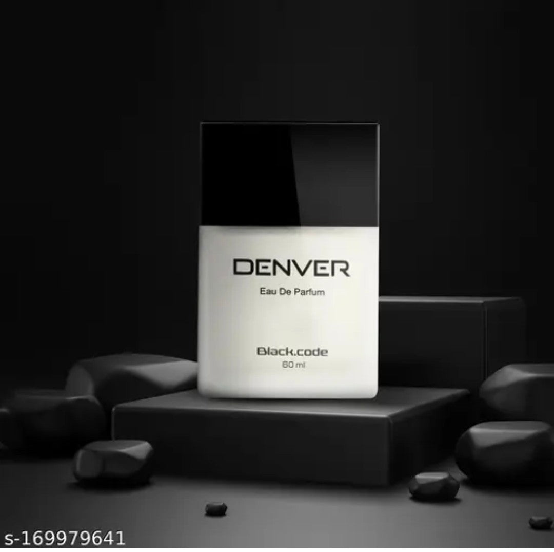 DENVER Black Code Perfume For Men -60 ML |Premium & Long Lasting Perfume| Eau de Parfum 4.8⭐⭐⭐⭐⭐ 8900000+ bought last month