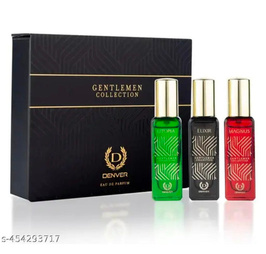 DENVER Gentlemen Collection EDP Perfume Gift Pack For Men (20 ml x 3) - 60 ml (For Men) 35% off 4.5⭐⭐⭐⭐⭐ 370000+ bought last month