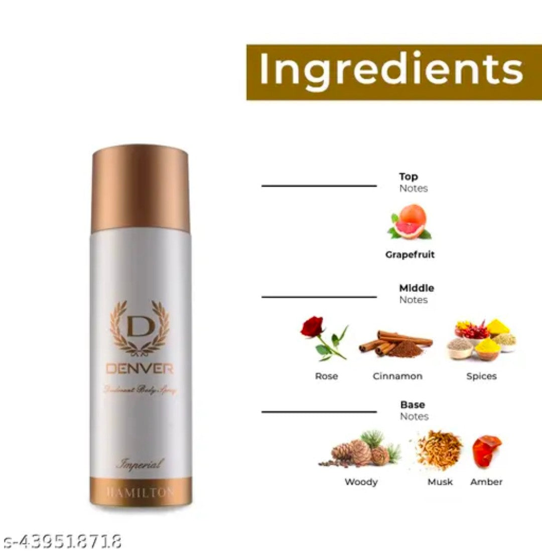 DENVER Caliber & Imperial Deodorant For Men -150 ML Each, Pack of 2|Long Lasting Deodorant For Men 10000+ bought in past month 5.0 ⭐⭐⭐⭐⭐630000+ bought last month