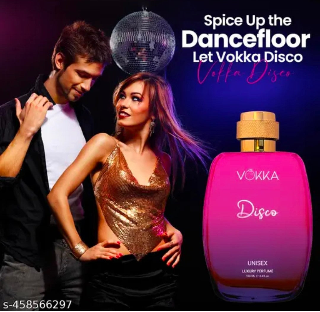 Vokka Disco 100ml Perfume | Unisex Luxury Long Lasting Leather Perfume For Men And Women | Woody Leather Scent Eau De Parfum | EDP Fragrance for Gift | Notes: Spicy Agarwood Leathery 50+ bought in past month
