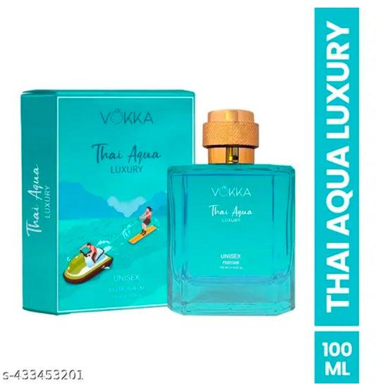VOKKA Thai Aqua 100 ml | Unisex Luxury Long Lasting Perfume For Men And Women | Fresh Scent Eau De Parfum | EDP Fragrance for Gift | Notes: Aqua Sandalwood Patchouli