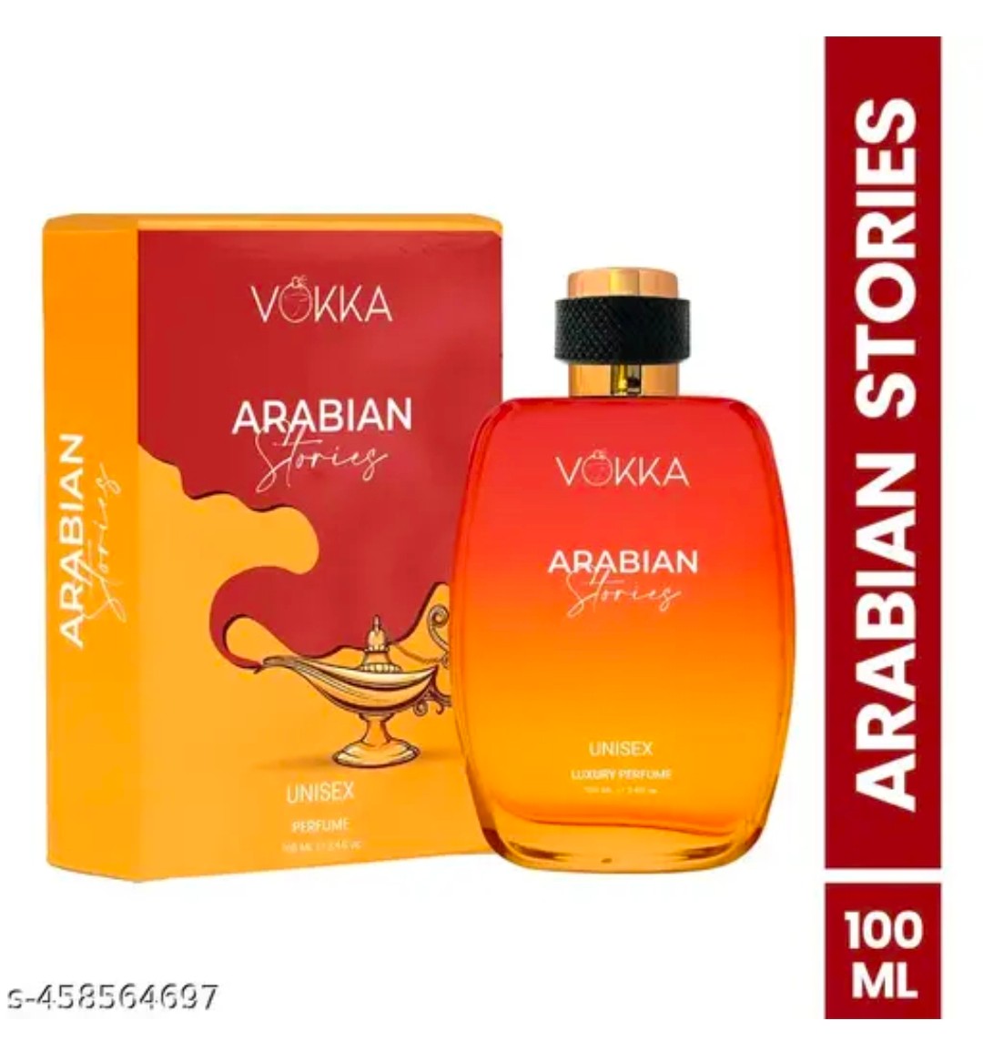 Vokka Desert Oud & Arabian Stories 200 ml | Pack of 2 x 100ml Arabic Unisex Luxury Long Lasting Fruity Woody Perfume Gift Set For Men And Women | Spicy Scent Eau De Parfum | Notes: Fruity Spicy