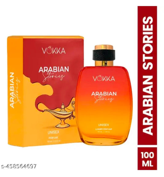 Vokka Desert Oud & Arabian Stories 200 ml | Pack of 2 x 100ml Arabic Unisex Luxury Long Lasting Fruity Woody Perfume Gift Set For Men And Women | Spicy Scent Eau De Parfum | Notes: Fruity Spicy